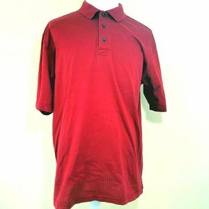 Egyptian Cotton Golf Polo Shirt Size LG Large Red
